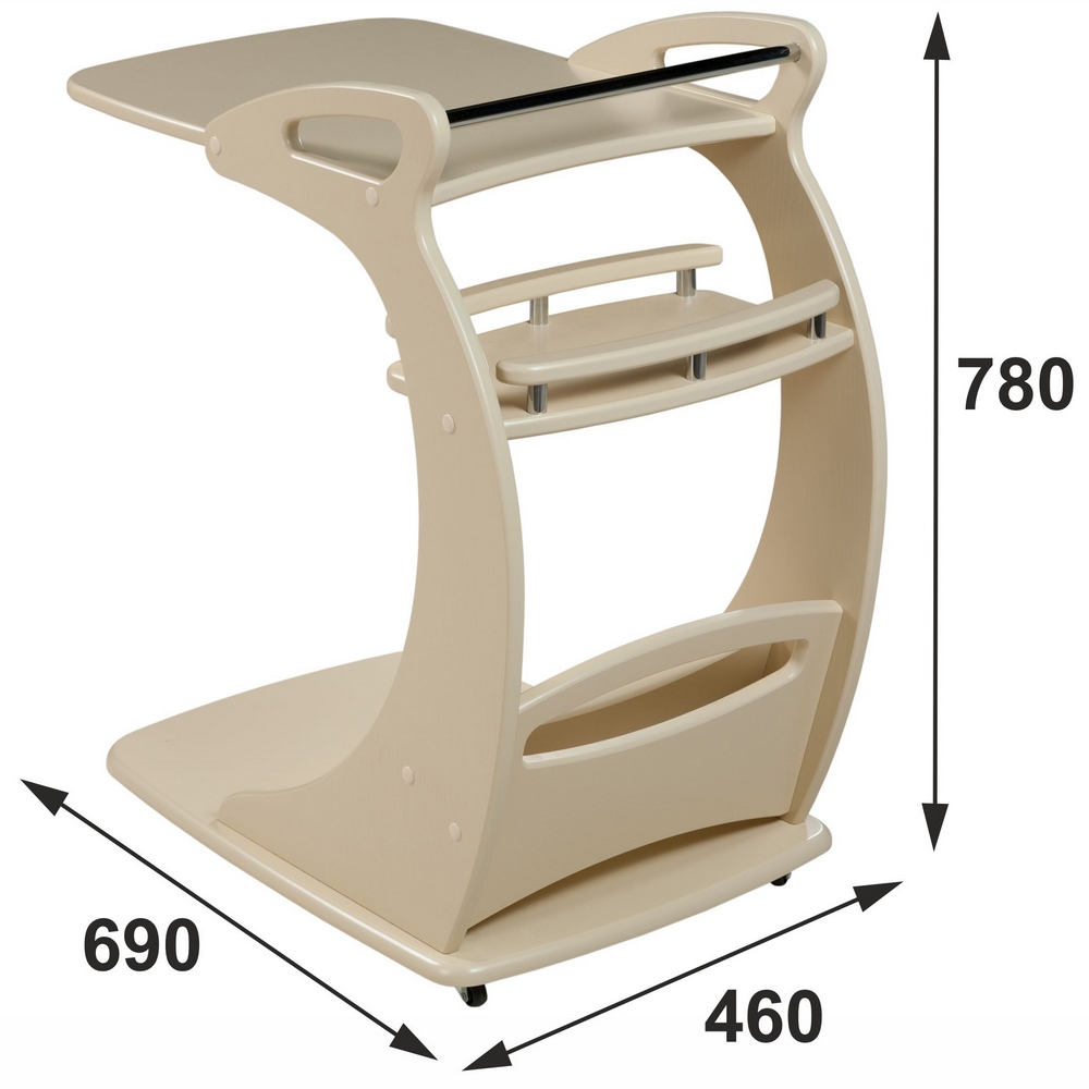 Столик подкатной на колесиках