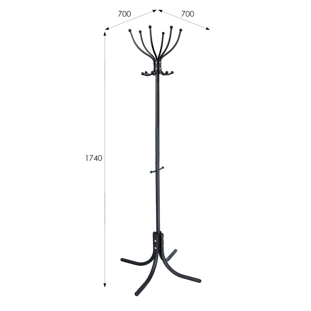 Вешалка напольная в 6