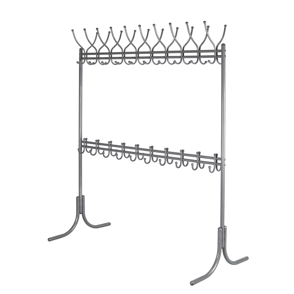Вешалка напольная М 12М металлик_a