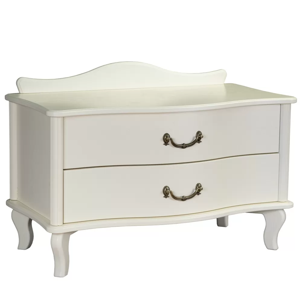 Тумбочка Джульетта широкая 2 ящика дуб шампань Л_a